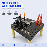 Plateforme de soudage 3D flexible de haute précision, table de soudage en acier nitrué anti-usure pour travaux de fabrication