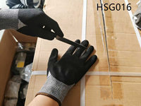 Guantes de Trabajo LXG, Protección Contra Cortes, Precio Económico, Procesamiento de Plástico, Alta Resistencia a la Tracción, Guantes de Seguridad HSG016