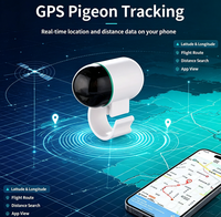 Traceur GPS pour oiseaux, étanche IP67, bague pour pigeon, mini localisateur Bluetooth/WiFi, autonomie de 30 jours pour une trajectoire de vol en temps réel