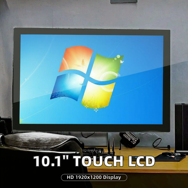 New Industrial 10.4-19 Inch Android Panel PC LCD Capacitive Touch Screen with USB/DVI Interfaces 10 Touch Points