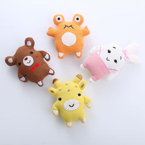 Jouets en peluche pour chats en gros, animaux de dessin animé mignons, jouets interactifs en peluche pour animaux de compagnie, jouets en peluche pour chats avec herbe à chat - Product Image 6