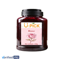 Hoogwaardige passievruchtjam rozenthee puree OEM-saus in fles voor groothandel