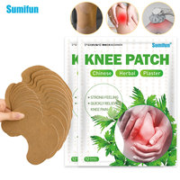 Sumifun Patchs Analgésiques pour Genoux à l'Armoise, Autocollants Auto-Chauffants pour Articulations, Muscles et Arthrite Rhumatoïde, Application Corporelle, Patchs Musculaires