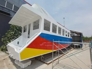 Barco de Aluminio para 30 a 75 Pasajeros <span class=keywords><strong>Taxi</strong></span> Acuático Barco Turístico de Paseo Catamarán para 100 Pasajeros - Product Image 4