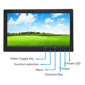 Vesa Mount 10.1inch IPS Touchscreen <strong>LCD</strong> Monitor with VGA <strong>USB</strong> HD MI <strong>Input</strong> for Payment System Security Monitoring - Product Image 6