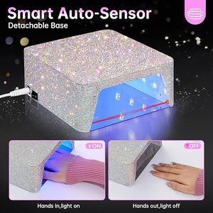 Professional 96W UV LED Nail Lamp Quick Dry Curing Sparkly Gel Polish Light with 4 <b>Timer</b> Setting <b>Plug</b>-<b>in</b> Design - Product Image 5