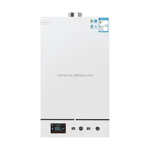 Slim model home heating and hot water 20KW -28KW wall mounted gas combi boiler use stainless steel SUS304 materials