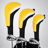 Housses de protection pour têtes de clubs de golf, imperméables, durables, avec fermeture sécurisée pour le transport et la protection, housse de protection pour têtes de clubs de golf