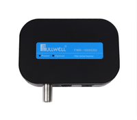 Fullwell FWR-1000GSD Nodo Óptico de Filtro con Carcasa de Plástico Negra para Interiores, Receptor Óptico de Filtro FTTH HFC con Adaptador de Corriente para EE. UU./UE