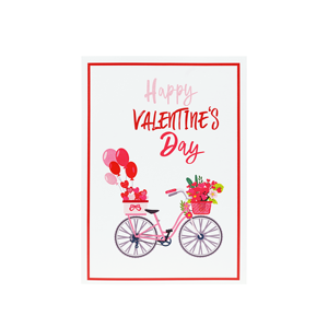 3D Pop Up Flower Bouquet Greeting Card Pink Floral Design For Valentine's Day Birthday - Product Image 5
