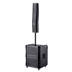 Mysole Dual 4.5 Inch Mini Line Array Speaker 12V Lithium Battery Powered For Outdoor Stage Conference Performance - Product Image 1