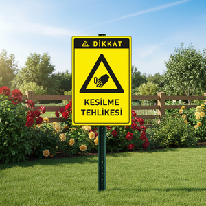 Señal de Advertencia de Peligro de Inyección, Señal de Jardín con Aviso de Seguridad Crítica - Product Image 2