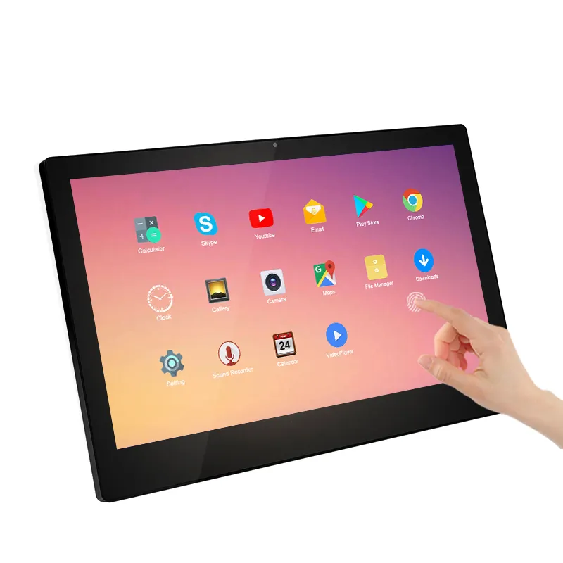 22 21.5 Inches RK3568 2GB 16GB Android Capacitive Touch Wall Tablet With HD MI RJ45 Port