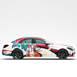 WRAPMASTER 1.52*20m Stiker Pembungkus Kendaraan Kustom PET Berubah Warna Pola Komik Pembungkus Mobil Vinyl Stiker Film Pembungkus Kendaraan - Product Image 3