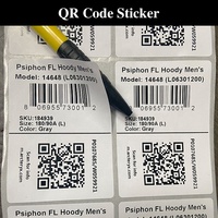 Usine pas cher personnalisé bas quantité minimale de commande impression logo qr code autocollant pour emballage étanchéité code à barres produit étiquette d'étanchéité