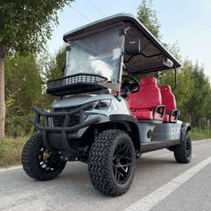 Custom 4-Seater Lithium Batteries Folding Mini Golf Cart with <b>Solar</b> Power <b>Generation</b> 48V/60V/72V 90km Range - Product Image 1