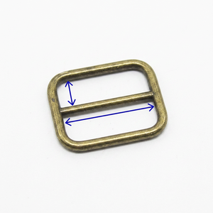 MING KEE METAL 20mm High Quality Zinc Alloy Slide Buckle for Handbag Accessories Lead/Nickel Free ISO 9001 OEKO-TEX Certified - Product Image 1
