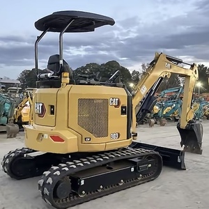 Mini-excavatrice sur chenilles hydraulique CAT 303CR d'occasion, 3 tonnes, ultra-compacte, faible nombre d'heures de fonctionnement, petite micro-pelle, provenance USA - Product Image 2