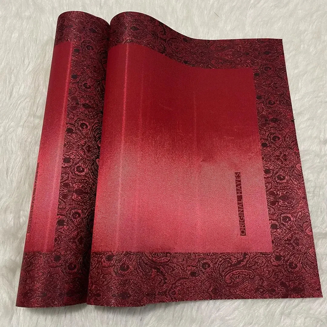 Latest Swiss Design 2 Pcs/Bag Nigerian Heatie Burgundy Aso-oke Gele Sego Headtie