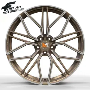 15 כדי 24 אינץ T6061-T6 אלומיניום קעורה מכונית monoblock רכב סגסוגת מותאם אישית מזויפים גלגלים