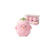 Bestseller Bloc de construction souple, Poussin éclos rose, Jouet anti-stress à presser en forme d'animal simulé