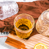 Verre à Whisky Style Japonais Texture Glacier 300ml, Dégradé Cascade Couleur Givrées