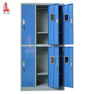 Casillero de metal que ahorra espacio con 6 puertas y asientos de banco - Product Image 3