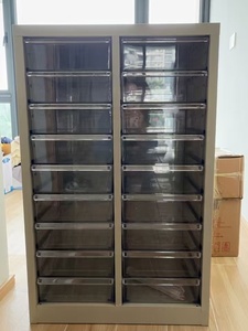 Transparent Commercial Furniture Nail Salon Drawer <b>Storage</b> <b>Cabinet</b> And Oil Display Rack For Beauty Salon And Salon Nail - Product Image 4