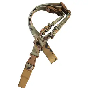 Sangle de caméra Sling Tactical Gum Rope Series Outdoor Shooting Nylon Gum Strap Hunting Tactical Gear Combat Gun Sling