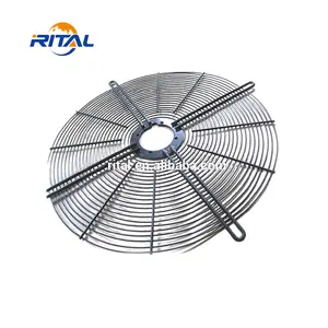 Cubierta de rejilla protectora de ventilador de metal al por mayor de fábrica, cubierta de red de ventilador de escape de rejilla de ventilador de refrigeración personalizada