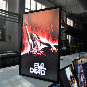 Nhôm Snap khung LED Rạp chiếu phim rạp chiếu phim hộp Đèn Poster phim 27x41inch 27x40 quảng cáo hiển thị biển quảng cáo - Product Image 4