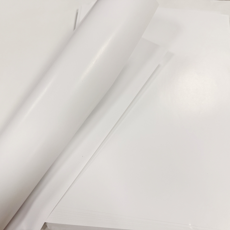 80gsm C1S одна сторона для рулона сырой бумаги с 100% покрытием для офсетной совместимости принтера