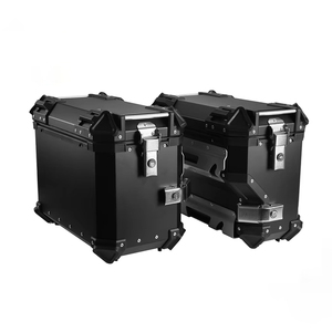 Valises latérales en aluminium <span class=keywords><strong>pour</strong></span> moto, boîtes de rangement latérales <span class=keywords><strong>pour</strong></span> moto, boîte latérale <span class=keywords><strong>pour</strong></span> Honda CRF1000L/1100L Africa Twin - Product Image 1