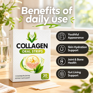 Offre Spéciale : Bandes buccales de collagène avec biotine et acide hyaluronique – Complément vitaminique pour des cheveux et des ongles forts – Film oral - Product Image 2