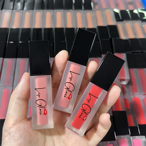 Brillo Labial de Marca Privada al por Mayor, Lápiz Labial Líquido Mate, Brillo Labial Brillante con Purpurina, Transparente con Caja - Product Image 1