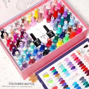 RISYAL 60 Colors Gel Polish sets Color bottle color lid new design High quality Nails Supplies Salon
