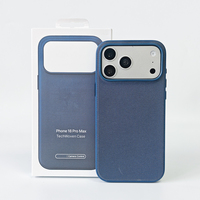 Étui magnétique VAWI L155 en lin texturé pour iPhone 17, avec boutons indépendants, coque TechWoven pour iPhone 16 17 18 Pro Max