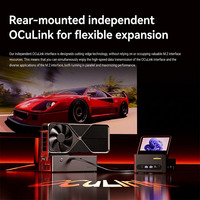 AOOSTAR G-FLIP Nueva Mini PC para Juegos AMD AI 9 HX370 SSD Compatible con Pantalla Triple 4K 240Hz Puerto OCuLink 3A