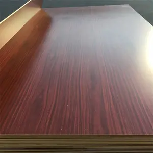 raw mdf wood sheet 3mm 18MM plain MDF board melamine mdf with light color from China