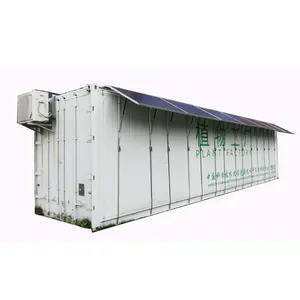 40 Foot Container Thủy Canh Trang Trại Nhà Kính Nông Nghiệp Microgreen Hệ Thống Phát Triển