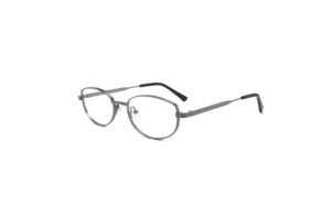 Lunettes optiques métalliques ajustables GS7012F avec plaquettes de nez réglables, lunettes de lecture et de travail pour adultes, design classique, montures optiques métalliques de lecture - Product Image 3