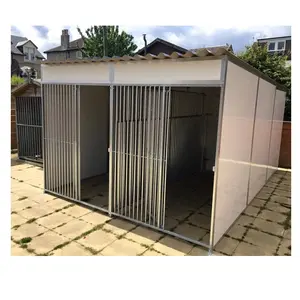 Direct factory cheap sale large outdoor dog kennel fence panel /chain link fence dog kennel /galvanized weld mesh dog kennel