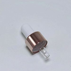 Mini Botella de Vidrio Transparente Ámbar de 1ml 2ml 3ml 5ml con Gotero para Aceites Esenciales y Tapa Dorada Rosa - Product Image 4