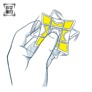 Qiyi Magic <b>Cube</b> Grid Finger <b>Cube</b> 1x1 Portable Fidget Spinner Toy For Teens And Kids - Product Image 4