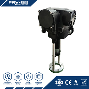 Actionneur électrique linéaire à moteur CC sans balais, régulation de vitesse progressive, course de 30 mm, 60 mm, 100 mm, communication Modbus RTU - Product Image 1
