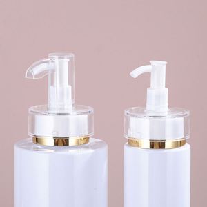 100ml 200ml 300ml 400ml 500ml Luxury PET Silver Gold Pump Head Shampoo Body Lotion <b>Plastic</b> <b>Bottle</b> - Product Image 3