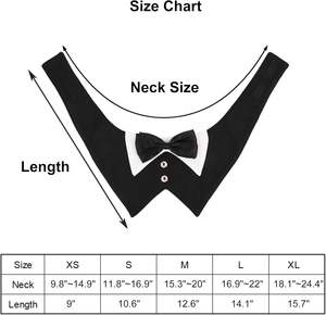 Tanpopo perro esmoquin boda cumpleaños Bowtie Collar mascota Tux Bandana disfraz graduación fiesta cuello Baberos bufanda accesorio - Product Image 2