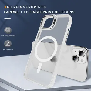 Universal schockgeprüft transparent Hautgefühl PC magnetische Telefonhülle für iPhone, Huawei, Samsung  Telefonhülle Verpackungsedition