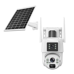 Groothandel Ubox 4G Solar Powered beveiligingscamera met dubbele lens, draadloze nachtzichtcamera's met batterij voor buitengebruik - Product Image 4