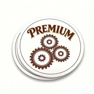 Posavasos de Papel Personalizados con Logotipo Impreso en Silicona, Absorbentes de Agua, para Oficina, Hotel, Té, Cerveza y Bebidas - Product Image 1